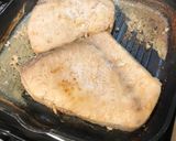 A picture of step 3 of Wine poached swordfish salad.