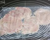 صورة لخطوة 1 من وصفة كوردن بلو cordon bleu بدون قلي