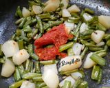 A picture of step 5 of Bihari Style Bodi (String Beans)-Potato Subzi.