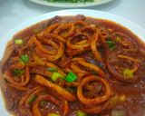 Foto langkah ke 9 dari resep Cumi saus tiram.