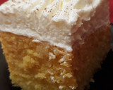 A picture of step 6 of Ravani with Whipped Cream.
