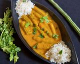 A picture of step 5 of Drumsticks sabji.