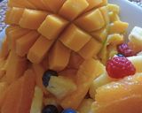 Foto del paso 2 de la receta: "Un jardín Tropical" 🥭🫐🍊