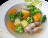 Foto langkah ke 3 dari resep Sop ceker ayam.