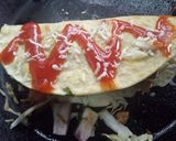 A picture of step 7 of Kidney beans soya cheese wrap.