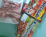 Foto langkah ke 1 dari resep Jjapaguri/Chapaguri Noodle wit Beef Brisket.