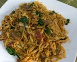 Foto langkah ke 8 dari resep Masakan Anak Kos - Mie Goreng Setan Akhir Bulan.