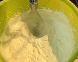 A picture of step 1 of Eggless Vanilla Choco Marble Muffins.