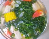Foto langkah ke 6 dari resep Sayur Bening Bayam,Tahu,Jagung.