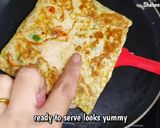 A picture of step 4 of Easy egg breakfast recipe BREAD OMELETTE.