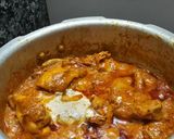 A picture of step 5 of Chicken patiyala.