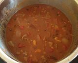 A picture of step 2 of Waz The Axeman Chili.