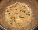 Hình bước làm 1 của món Kimchi Pancake