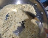 A picture of step 1 of Besan Curry with Bhakhri.