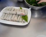 Hình bước làm 3 của món Lá dâu tầm cuộn vịt quay