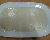 Foto del paso 4 de la receta Lasaña de gelatina de lima con macedonia de frutas