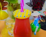 A picture of step 4 of Carrot Amla juice.