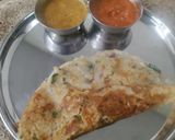 A picture of step 9 of Rava Dosa with Rice flour.