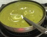 A picture of step 8 of Cream of Broccoli Spinach and Walnut Soup.