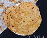 A picture of step 3 of Chickpea Sorghum Rice and Wheat flour blend Rotis.