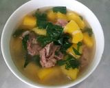 Hình bước làm 4 của món Canh đu đủ nấu xương