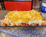 A picture of step 2 of Nacho Sausage and Cheese.