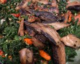 Foto langkah ke 4 dari resep Tumis Daun Singkong Tongkol.