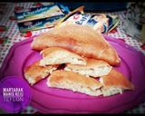 Foto langkah ke 8 dari resep Martabak manis keju Teflon.