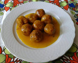 Foto del paso 14 de la receta: Albóndigas de pescada en salsa de azafrán