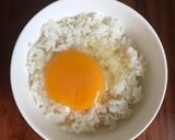 Hình bước làm 2 của món Cơm rang kim chi ruốc khô