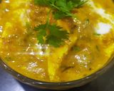 A picture of step 5 of Shahi Paneer.