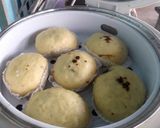 Foto langkah ke 4 dari resep Bakpao Ricecooker isi abon sapi ind*maret.