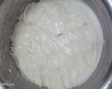 A picture of step 4 of String hoppers with chicken curry.