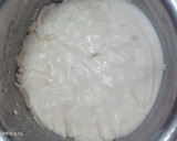 A picture of step 4 of String hoppers with chicken curry.