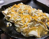 A picture of step 7 of Beefy Poblano Enchiladas.