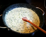 Foto del paso 9 de la receta: Crema de espinaca con lácteos