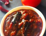 A picture of step 4 of Tomato Pickle.
