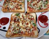 બ્રેડ પીઝા (Bread pizza Recipe In Gujarati) રેસીપી સ્ટેપ5ફોટો