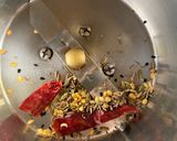 A picture of step 2 of Kool or Jujube Chutney for Saraswati Pujo or Basant Panchami.