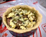 A picture of step 6 of Steak and 'The King of Cheeses' Pie.