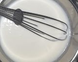 A picture of step 1 of Boondi veg raita.