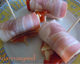 Foto del paso 1 de la receta: Pincho de bacon, pimiento del piquillo y queso