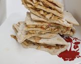 A picture of step 3 of Chicken folds.