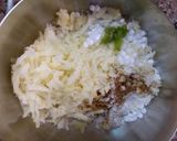 A picture of step 1 of Sago bowl chaat.