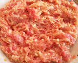 Foto del paso 3 de la receta: Hamburguesa de cerdo con guisantes