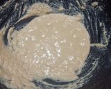A picture of step 2 of Wheat flour jaggery halwa.