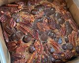 Hình bước làm 5 của món Brownies Hồ Đào Đường Nâu - Pecan Pie Brownies