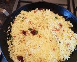 A picture of step 4 of Lemon rice.