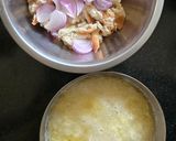 A picture of step 2 of Makai raw potato fritters.