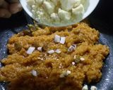 A picture of step 7 of Bread ka halwa.